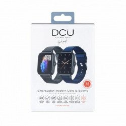 Smartwatch DCU MODERN CALLS & SPORT 1,7" Azul marino 28 mm 1" Azul Negro Negro/Blanco