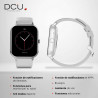 Smartwatch DCU CURVED GLASS PRO 1,83" Gris