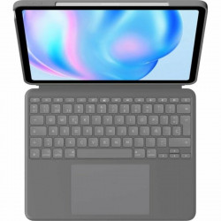 Funda para Tablet Logitech iPad Air 2024 Gris Qwerty Español QWERTY