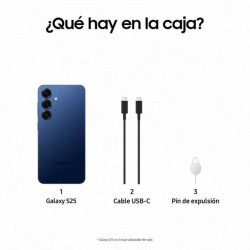 Smartphone Samsung Galaxy S25 6,2" Qualcomm Snapdragon 8 Elite 12 GB RAM 128 GB Azul marino