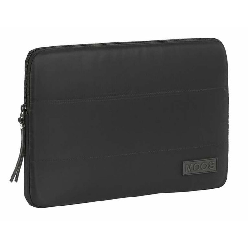Funda para Portátil Moos Negro 34 x 25 x 2 cm Acolchado