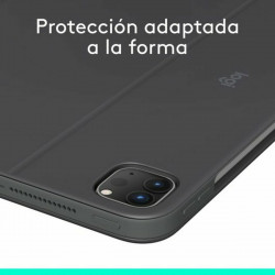 Funda para Tablet y Teclado Logitech 920-012772 Grafito QWERTY