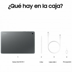 Tablet Samsung Galaxy Tab S10+ FE Octa Core 8 GB RAM 256 GB Gris