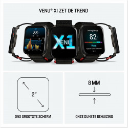 Smartwatch GARMIN 010-02980-03 Negro Verde Gris Pizarra
