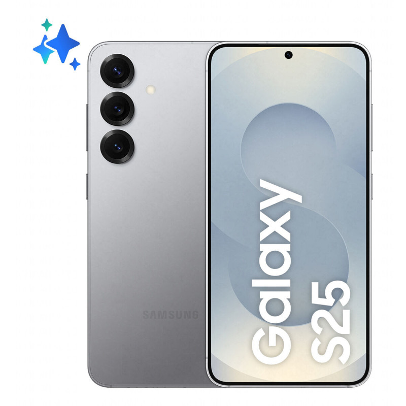 Smartphone Samsung GALAXY S25 SM-S931BZSGEUE 12 GB RAM 256 GB Plateado 6,2" Qualcomm Snapdragon 8 Elite