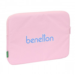 Funda para Portátil Benetton Pink Rosa (34 x 25 x 2 cm)